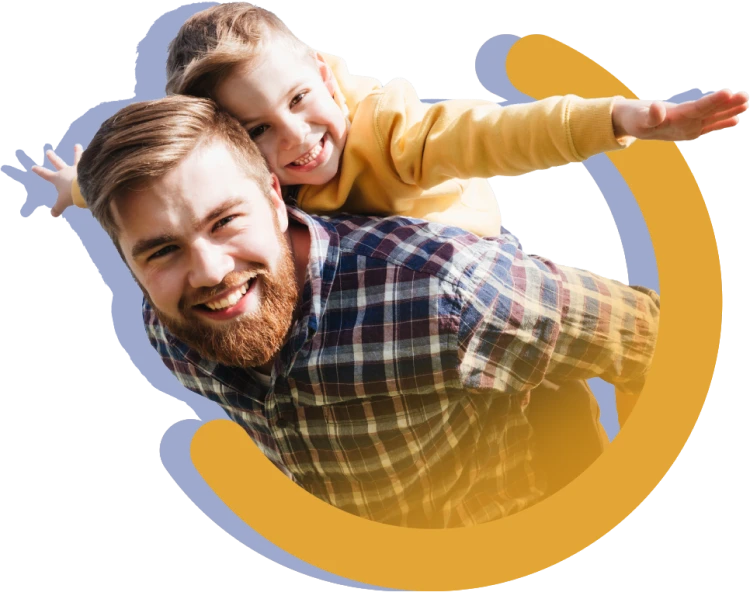 Afeto entre pai e filho - Brindes corporativos de luxo Secoli
